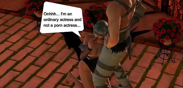  Morrigan darkstalkers cosplay game girl hentai having sex with a man in hot animated manga with gameplay hentai